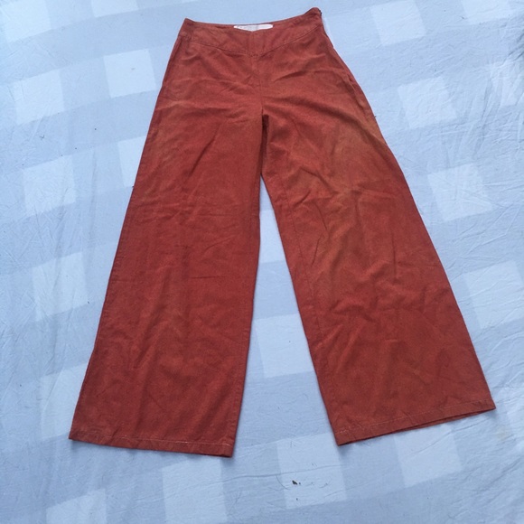 Red/orange Jessica Reddit design palazzo pants - Picture 3 of 4
